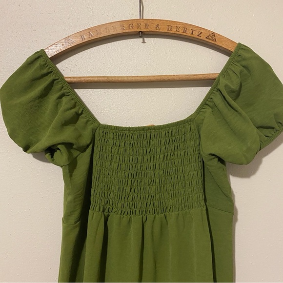 Monteau Milkmaid Keyhole MIDI Dress - Small - Picture 5 of 8